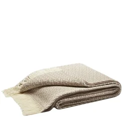 Coperta Indianina Beige 100% cashmere