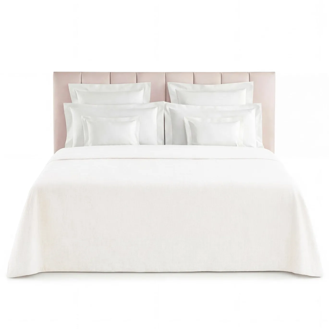 Coperta King Size Provenza in Lino Bianco