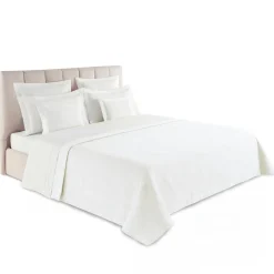 Coperta King Size Provenza in Lino Bianco