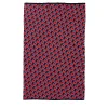 Coperta Plaid Lana 01 a motivi rossi e grigi di Giulio Iacchetti