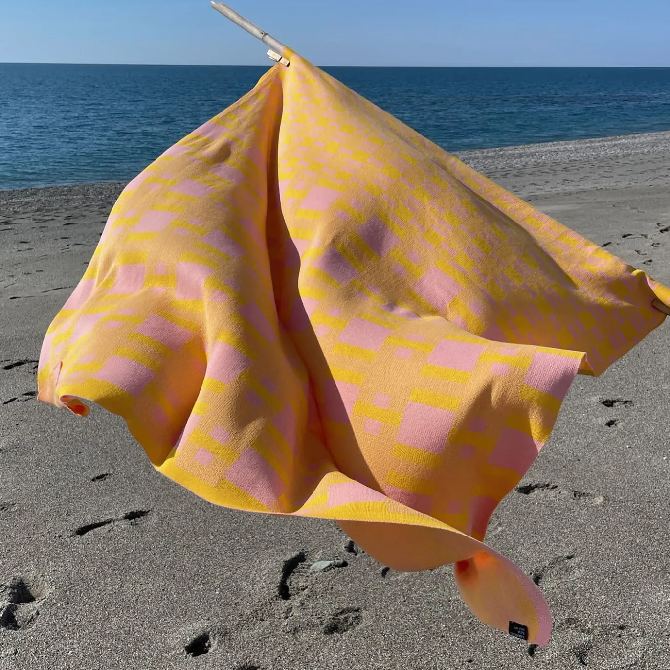Coperta Plusminus Bio Limone di Angela Lorenz