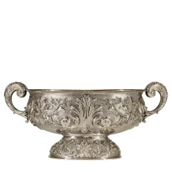 Coppa Centrotavola Giardino di Rugiada Argento