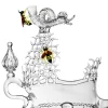 Coppa scultorea in vetro veneziano Galeon