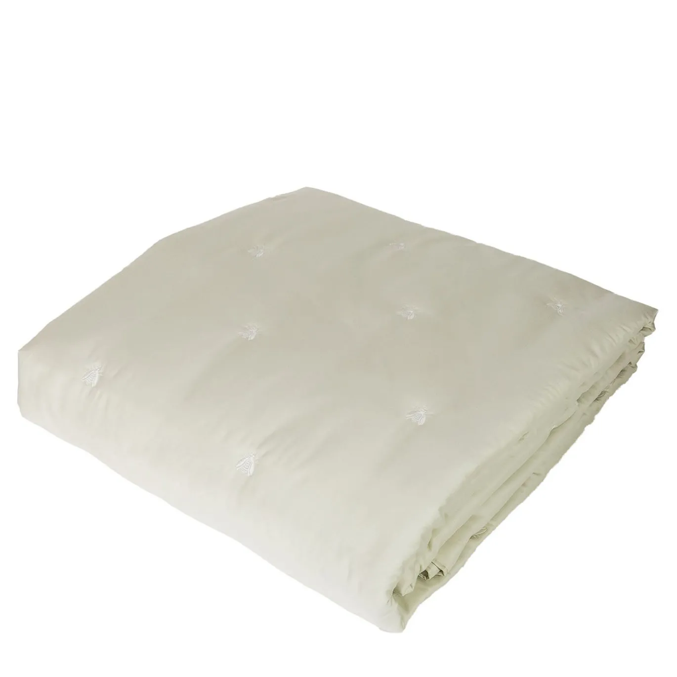 Copriletto in satin avorio Api