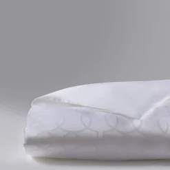 Copripiumino matrimoniale Shangri-La Jacquard Bianco