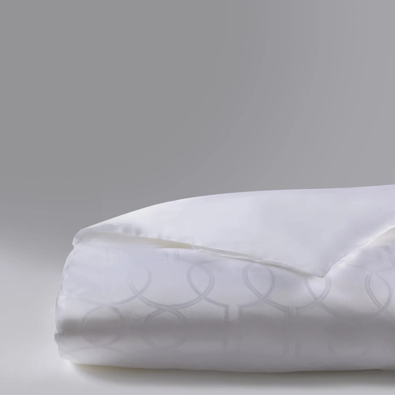 Copripiumino matrimoniale Shangri-La Jacquard Bianco