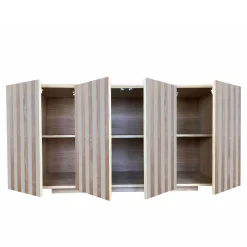 Credenza a 4 ante a righe Md2 di Meccani Studio
