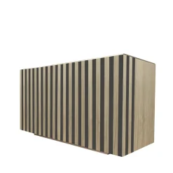 Credenza a 4 ante a righe Md1 di Meccani Studio