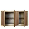 Credenza a 3 ante Fuga Strisce Uno di Mascia Meccani