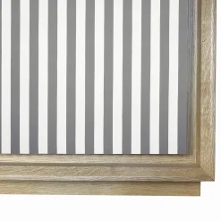 Credenza a 3 ante in grigio e bianco di Fuga Strisce Tre di M. Meccani