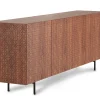 Credenza a 4 ante in noce Tiles