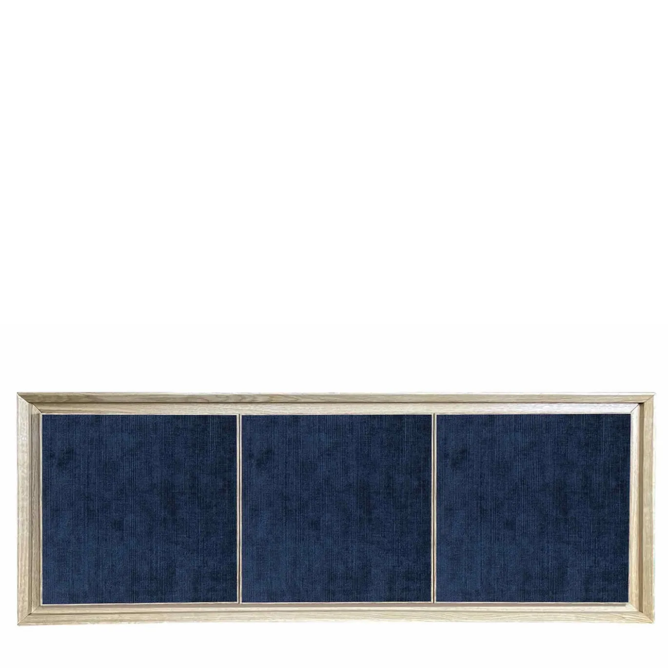 Credenza a 3 ante in velluto blu di Mascia Meccani
