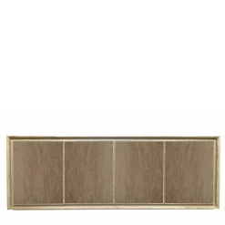 Credenza a 4 ante in velluto marrone di Mascia Meccani