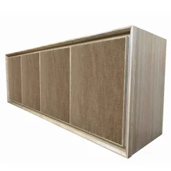 Credenza a 4 ante in velluto marrone di Mascia Meccani