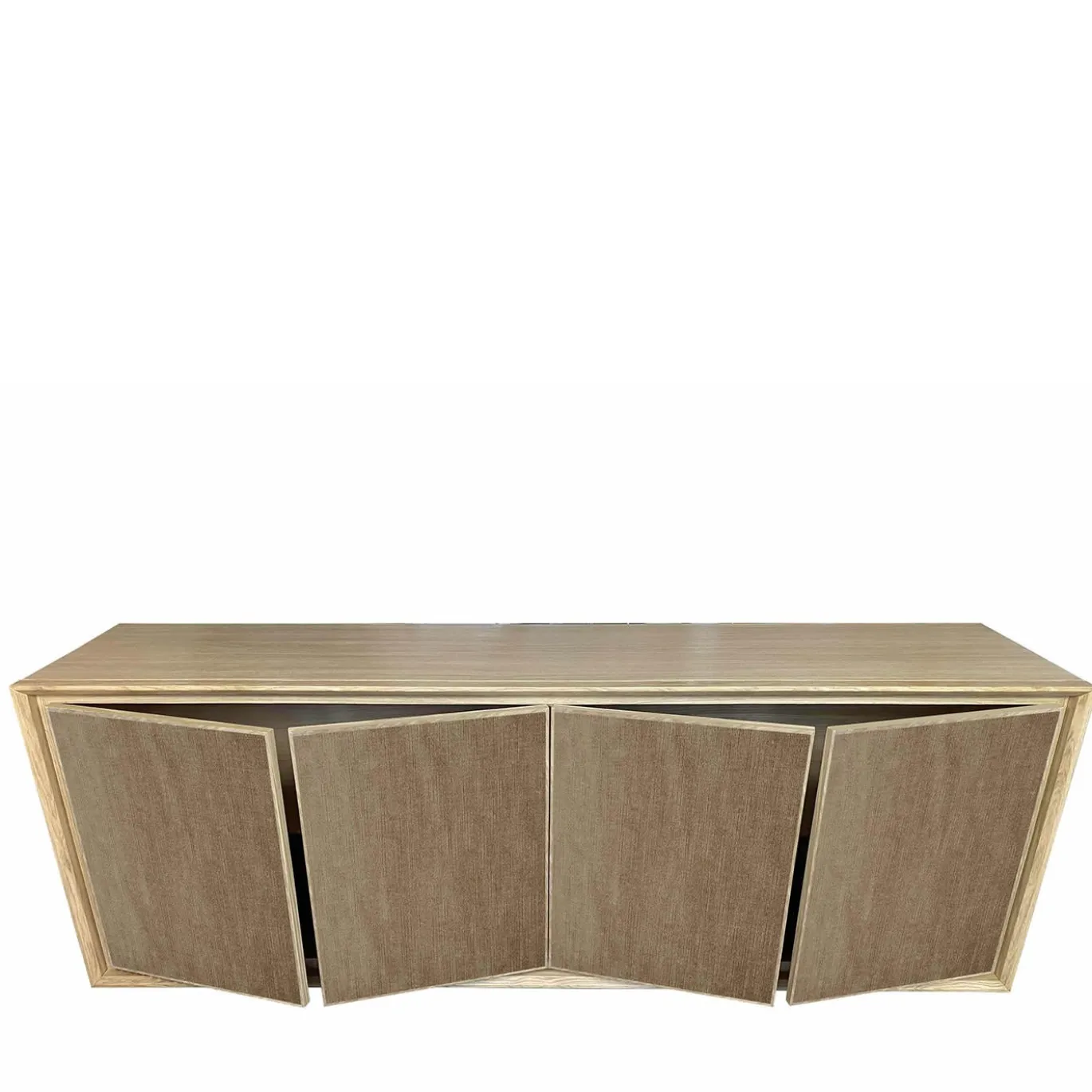 Credenza a 4 ante in velluto marrone di Mascia Meccani