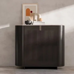 Credenza alta grigio cielo