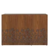 Credenza Alta Le Jardin in Noce a 3 ante di Renato Zamberlan
