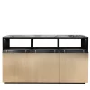 Credenza Asta beige con piano in marmo