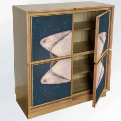 Credenza Astratta Dieci Blu