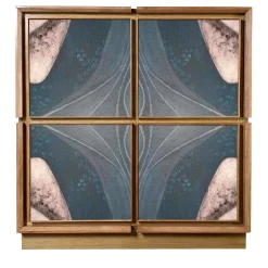 Credenza Astratta Otto Blu