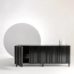 Credenza Bamboo Lounge in legno nero