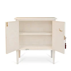 Credenza Barberini Bianca Gesso con Farfalle