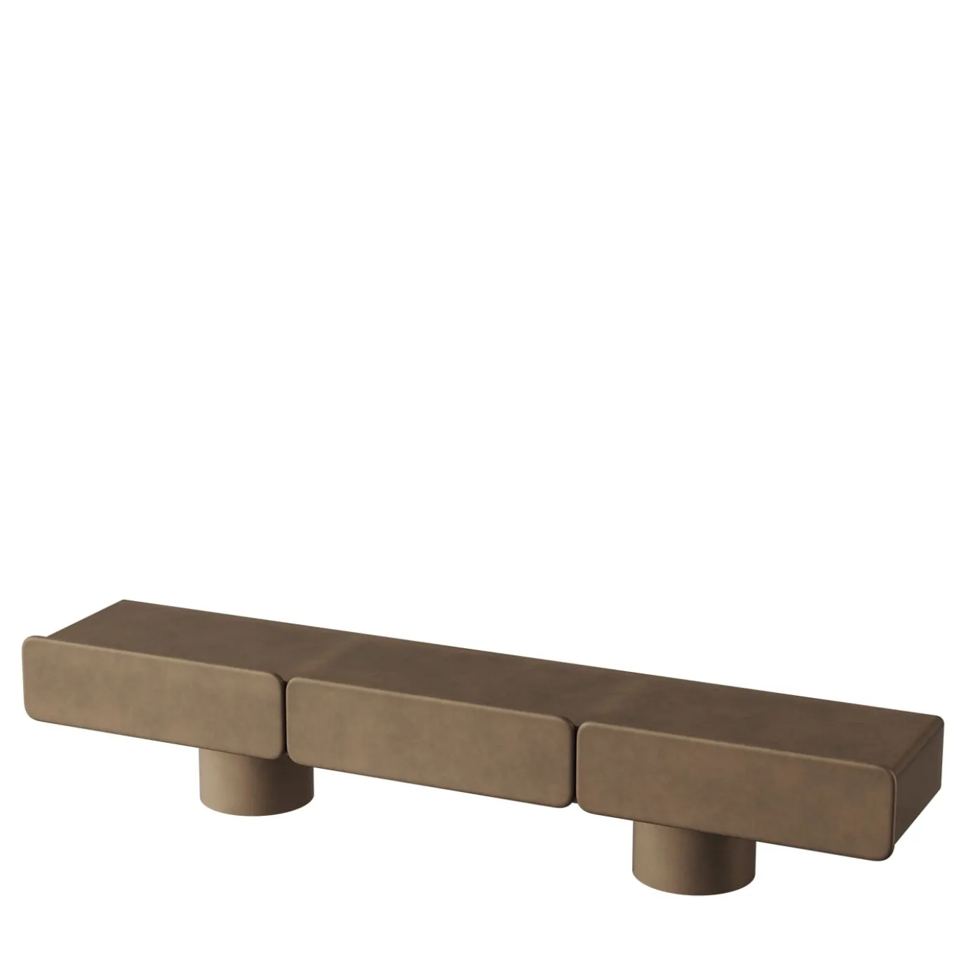 Credenza bassa effetto metallo Marte Bronze
