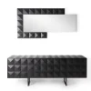 Credenza Belmondo Nero di Bruno Rainaldi