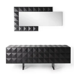 Credenza Belmondo Nero di Bruno Rainaldi
