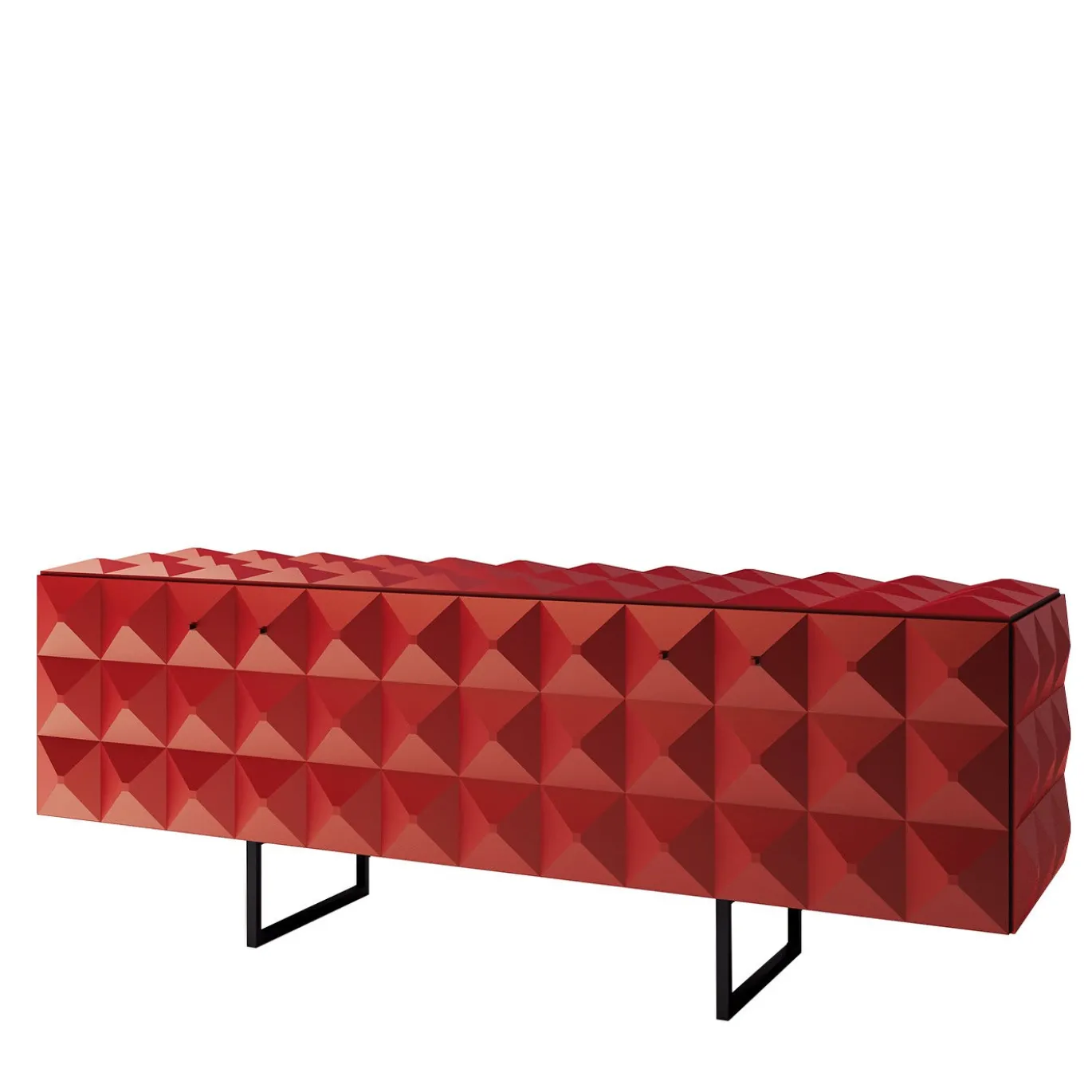 Credenza Belmondo Rosso di Bruno Rainaldi