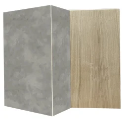 Credenza Boccadarno Otto a 4 ante in grigio di Meccani Studio