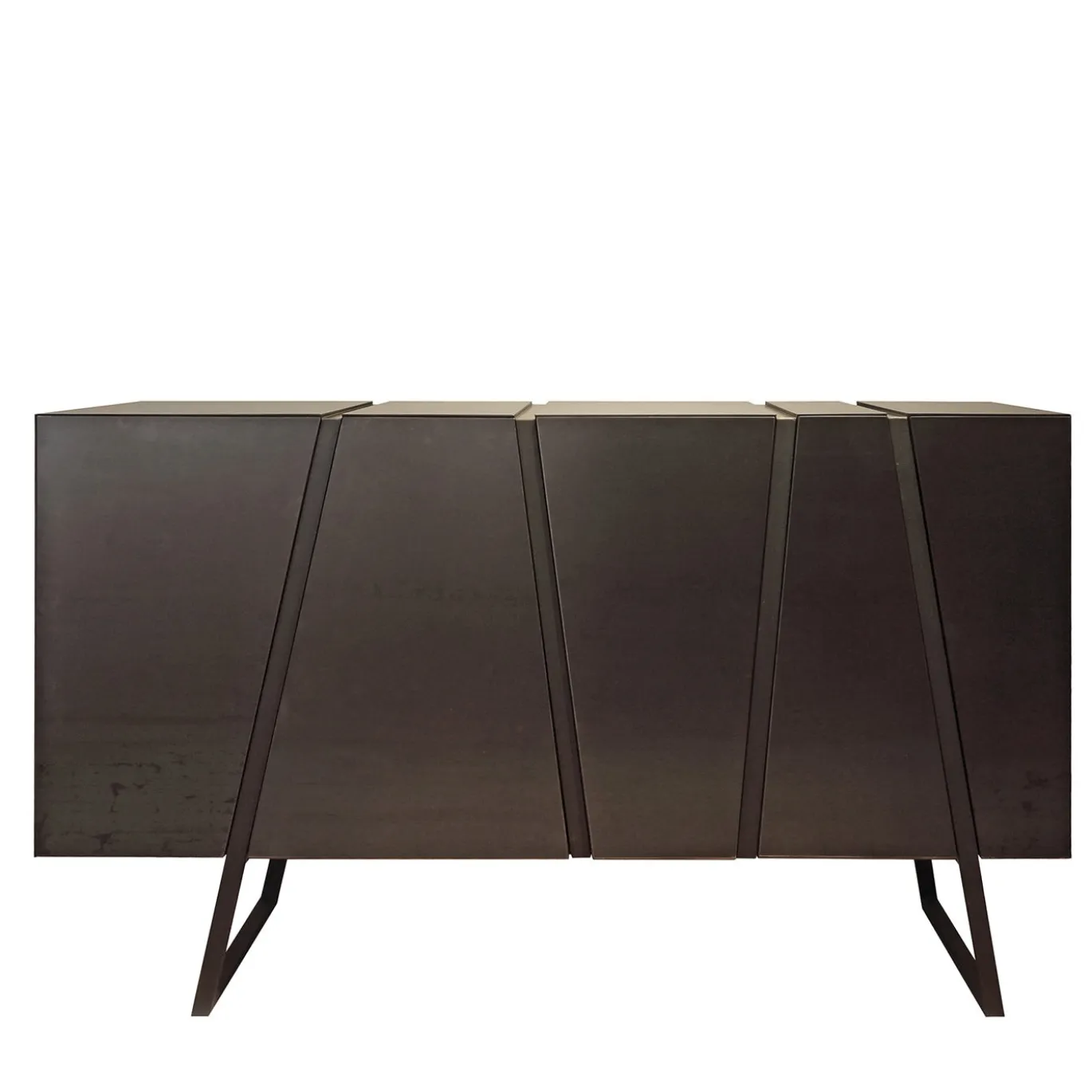 Credenza Bold in ferro nero di Roberto Del Dò