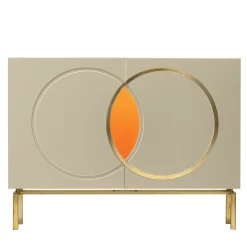 Credenza Brioni crema e arancio