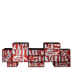 Credenza Caltagirone B laccata lucida