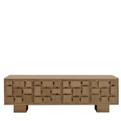 CREDENZA CON PELLE DI RAZZA