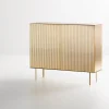 Credenza Elizabeth in ottone lucido di Nathalie Dewez