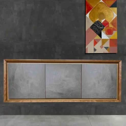 Credenza Grigia a parete di Mascia Meccani