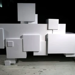 Credenza Hypercube bianca