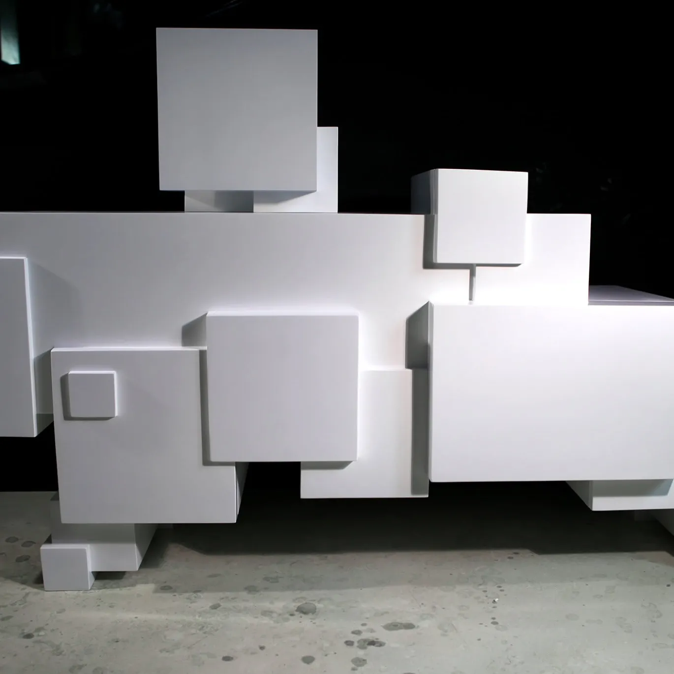 Credenza Hypercube bianca