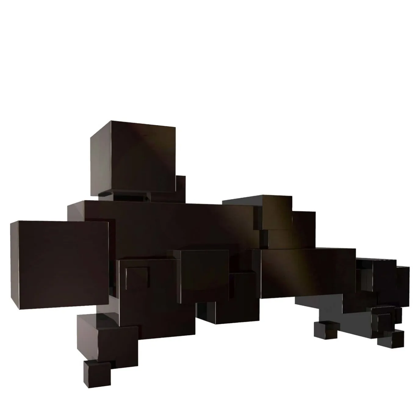 Credenza Hypercube nera