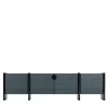 Credenza in legno con motivi blu chiaro di Tokyo