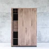 Credenza in legno di noce europeo marrone 4ASSI