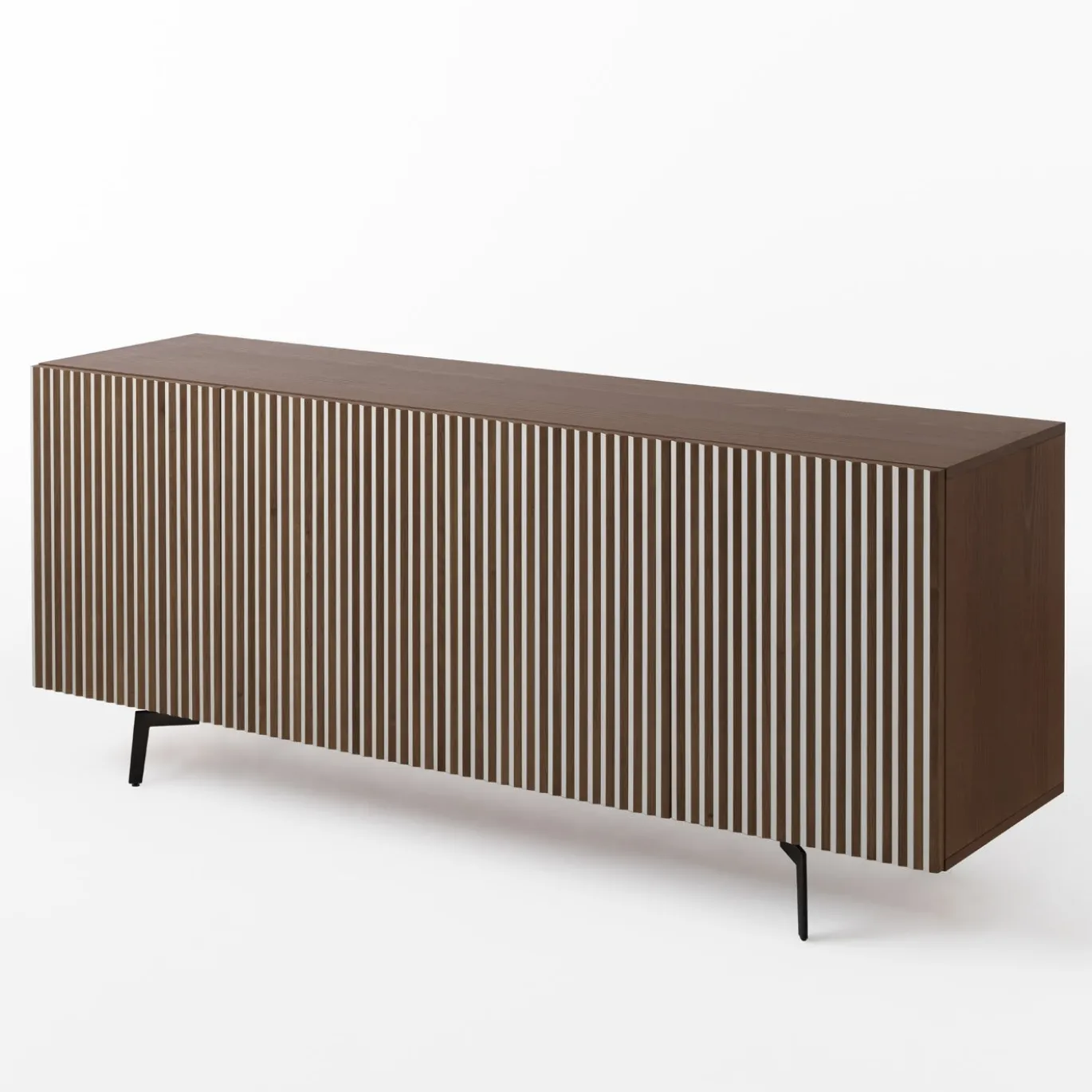 Credenza in legno marrone Leon Mid-Century