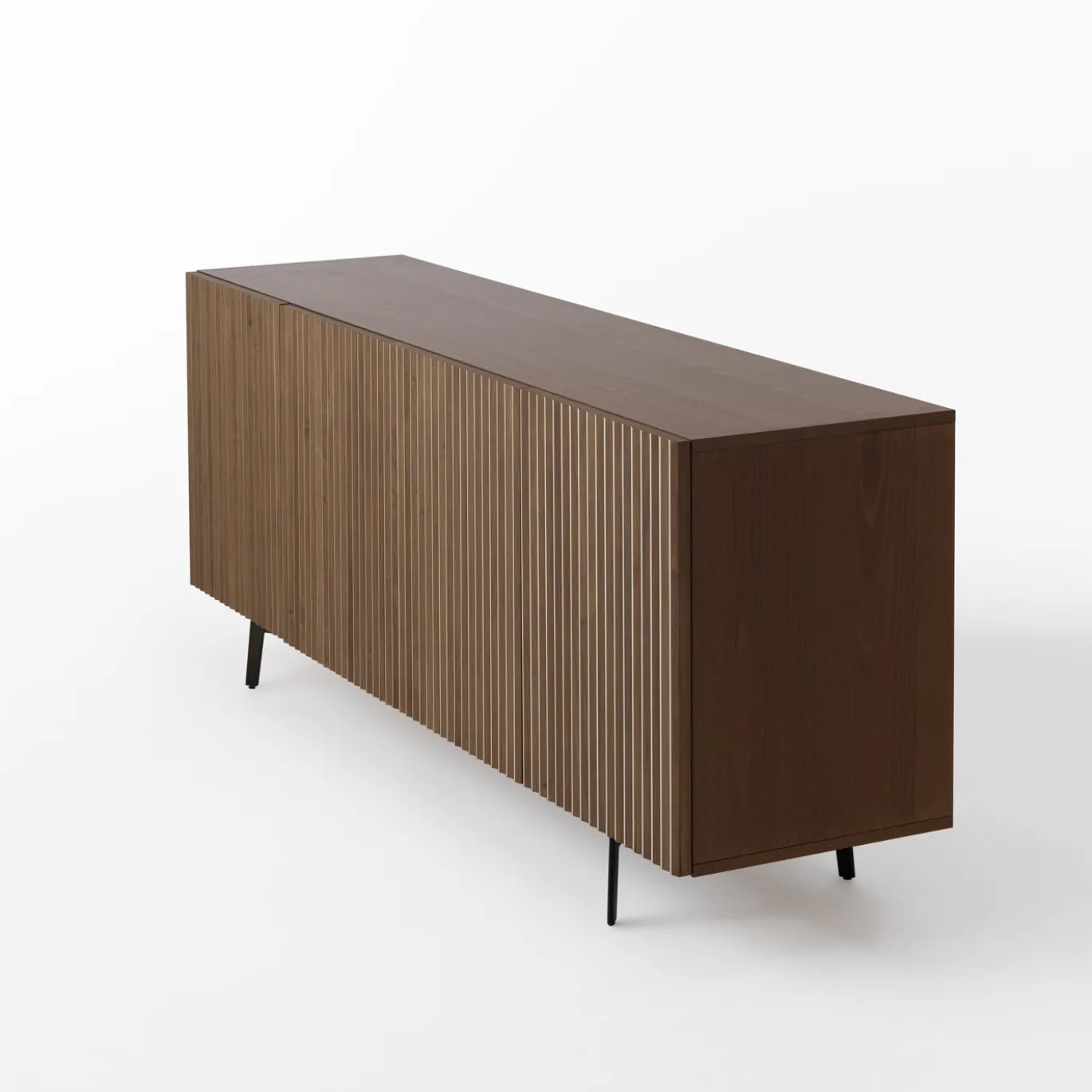 Credenza in legno marrone Leon Mid-Century