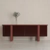 Credenza in legno rosso Paris