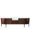 Credenza in mogano e calacatta
