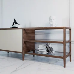 Credenza in pelle Bellagio