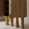 Credenza in rovere e marmo Creta