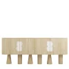 Credenza in rovere e marmo Creta