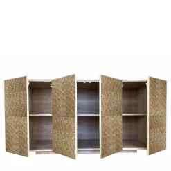 Credenza intagliata a 4 ante Boccadarno Sette di Meccani Studio